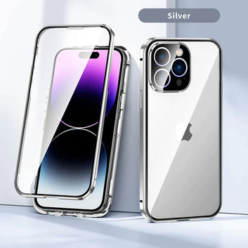 TEMPERED GLASS IPHONE CASE (BUY 1 GET 1 FREE)