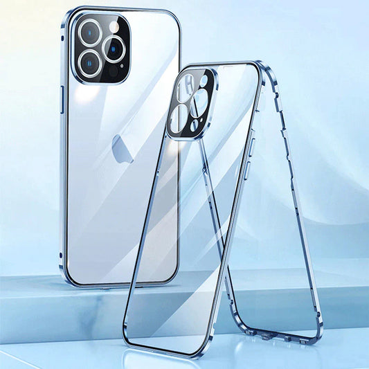 TEMPERED GLASS IPHONE CASE (BUY 1 GET 1 FREE)